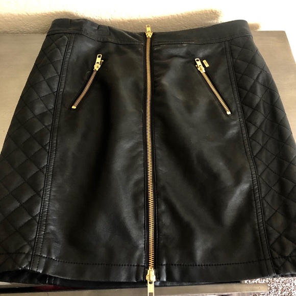 OBEY leather skirt - Picture 1 of 4
